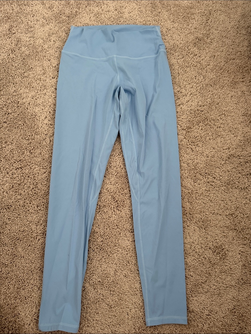 Light Blue High-Waist Leggings